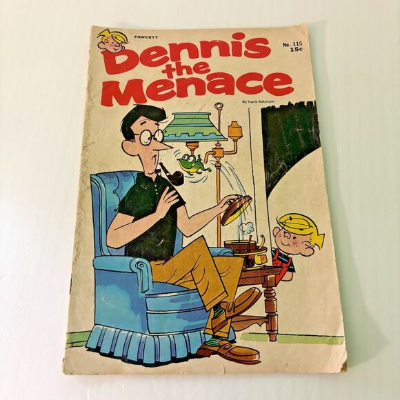 Dennis the Menace Comic Book Magazine #115 July 1971 Fawcett Hank Ketcham - Picture 1 of 3